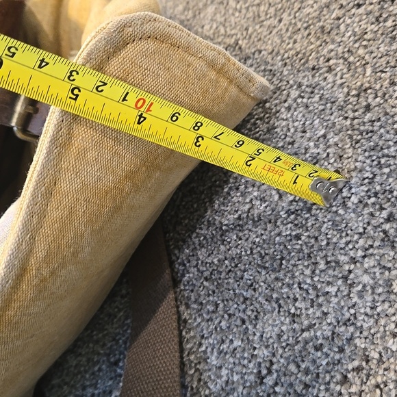 Vintage Selina Vaughan Royal Quality Brown& Tan Men's Bag Backpack - Picture 5 of 15